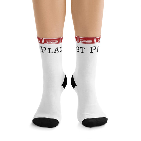 1st Place - Logo Socks (White)