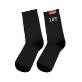 1st Socks - w/ Logo (Black)