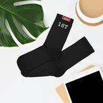 1st Socks - w/ Logo (Black)