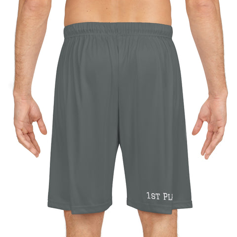 1st Place - Traditional Basketball Shorts (Grey)