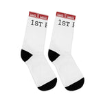 1st Place - Logo Socks (White)