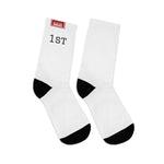 1st Socks - w/ Logo (White)